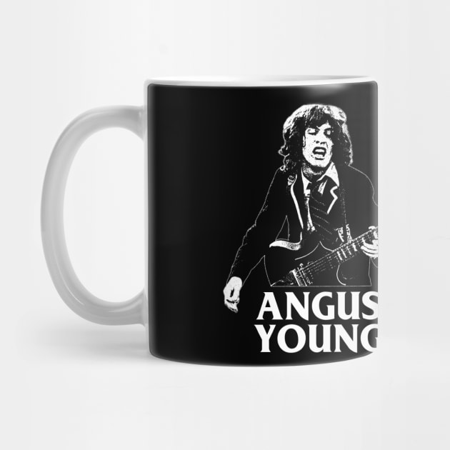 Angus Young - Engraving Style by Parody Merch